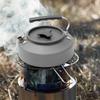 Чайник для кемпинга из алюминиевого сплава объемом 0,8/1,1/1,2 л, портативный, легкий, большой емкости, для путешествий, походов, пикников, кофеварка, чайник для чая