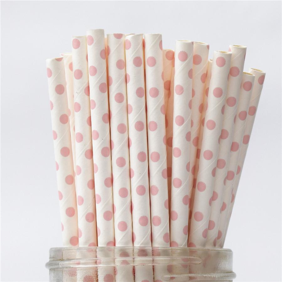25pcs Metallic Gold heart star Foil Stripe Paper Straws Silver chevron Wedding Party Decor