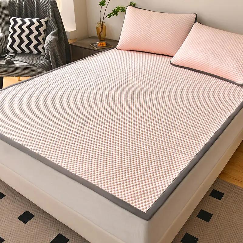Роскошный летний матрас, антиаллергенная и противоклещевая подушка, высококачественный коврик для односпальной двуспальной кровати, коврик для татами, студенческая простыня для отеля