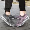 Новые летние сетчатые туфли сетчатые туфли мужские и женские парные туфли на одной педали носочная часть корейская версия модные туфли для среднего и пожилого возраста