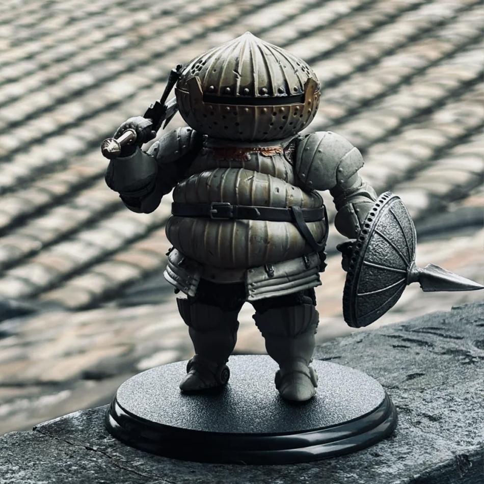 Фигурка Зигмюллера из Катарины DARK SOULS Рыцарь Каталины Зигмюллер Мультяшная Игровая Q-версия Модель Украшение Подарки на День Рождения