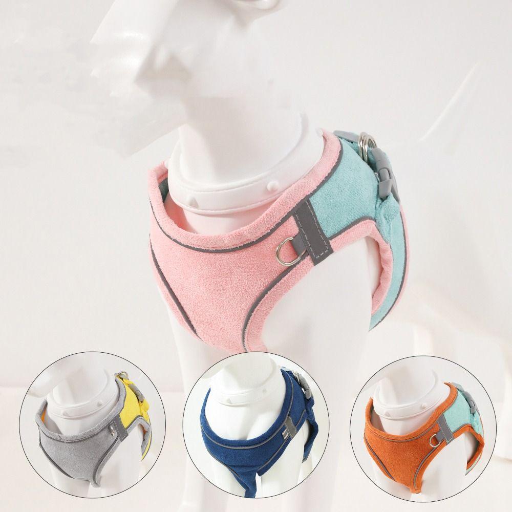 Breathable Cat Harness Vest Reflective Dog Leash Set Cat Supplies Pet Chest Strap  Small Animals