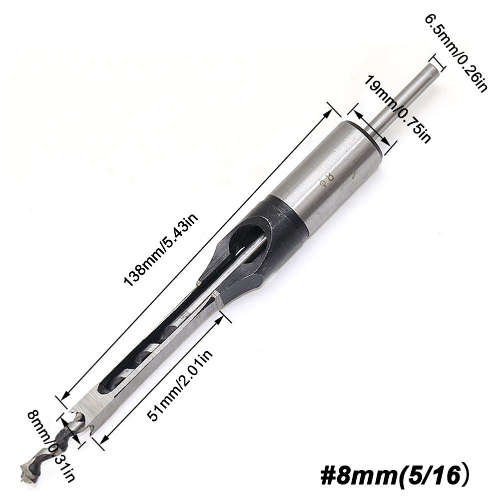 1 шт. 6-16 мм HSS сверло с квадратным отверстием Сверла для деревообработки Шнек Долбежное долото Набор сверл Сделай сам Мебель Квадратное сверло для деревообработки