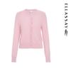 ELLASSAY Women's Cashmere Blend Crew Neck Cardigan