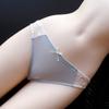 Mesh Girl Embroidery Sexy Underwear Plus Size Women Low-rise Panties Women's Ice Silk Breathable Women's Briefs