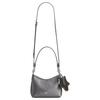Coach Laurel 19 Star Shaped Pendant Leather Coated Canvas Crossbody Bag Small Women Bags Silver CCF16-SVYFE