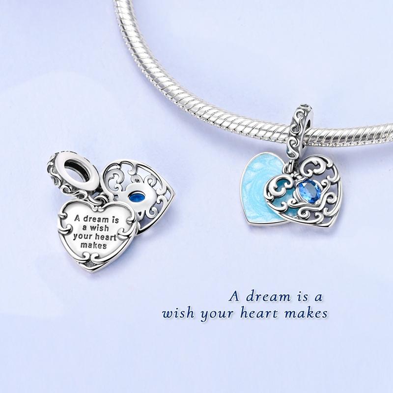 New Copper Charms Bead Penguin Owl Bow Heart Charm Fit Original Pendant Bracelet Jewelry Making For Women Gift