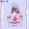 Anime Figure Oshi No Ko Acrylic Stand Model Plate Hoshino Ai Akuamarin Rubii Standing Sign Desk Display Ornament Props Fans