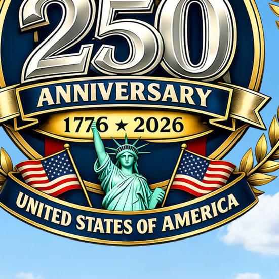 Наклейка на окно 250-летие США Патриотическая наклейка на окно 4 июля 1776-2026 Памятная наклейка к Дню независимости Америки для автомобиля, грузовика, дома, магазина