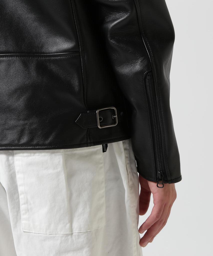 Avirex COMFORTABLE SINGLE RIDERS JACKET, Men's XL, 010, Black, 783-3250065