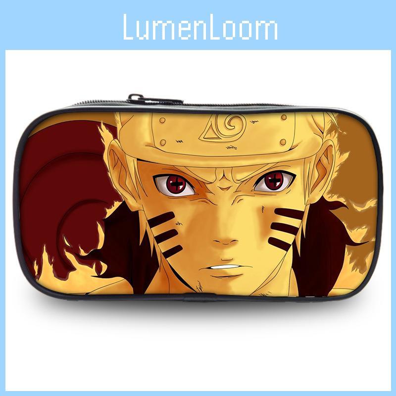 Themed Anime Naruto Printed Student Single Layer Stationery Storage Bag Pencil