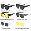 That Can Be Worn over Other Glasses for Driving Riding Fit Over Glasses Sunglasses Polarized Wrap Around Square Shades