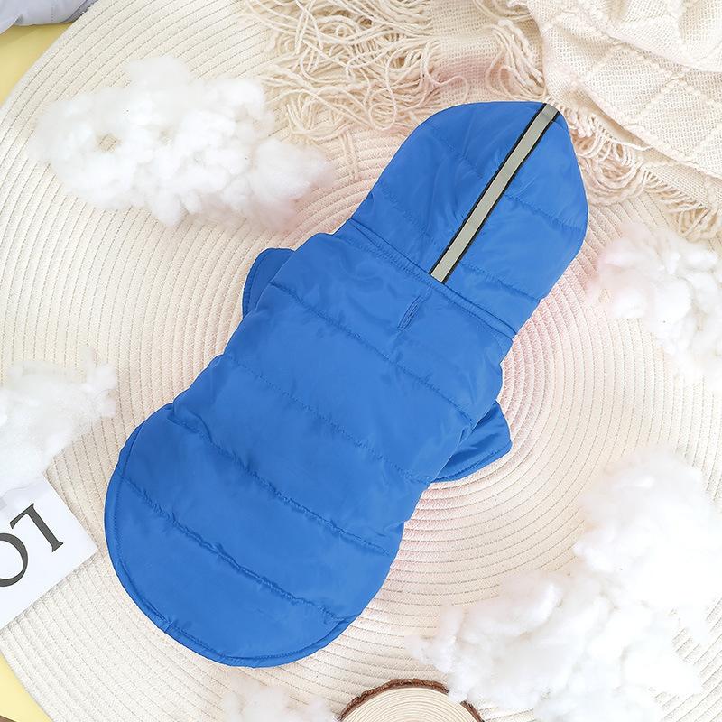 Одежда для питомцев зимняя одежда, одежда для собак осень-зима новые пуховики, ветрозащитная одежда с капюшоном для щенков, холодостойкая теплоизоляционная одежда