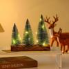 Tabletop Christmas Tree Decoration Mini Christmas Tree with Lights Lighting Scene Festive Atmosphere Arrangement