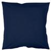 Pillowcase - SERENA - 65x65 Cm - 100% Cotton - Navy Blue Color - Plain