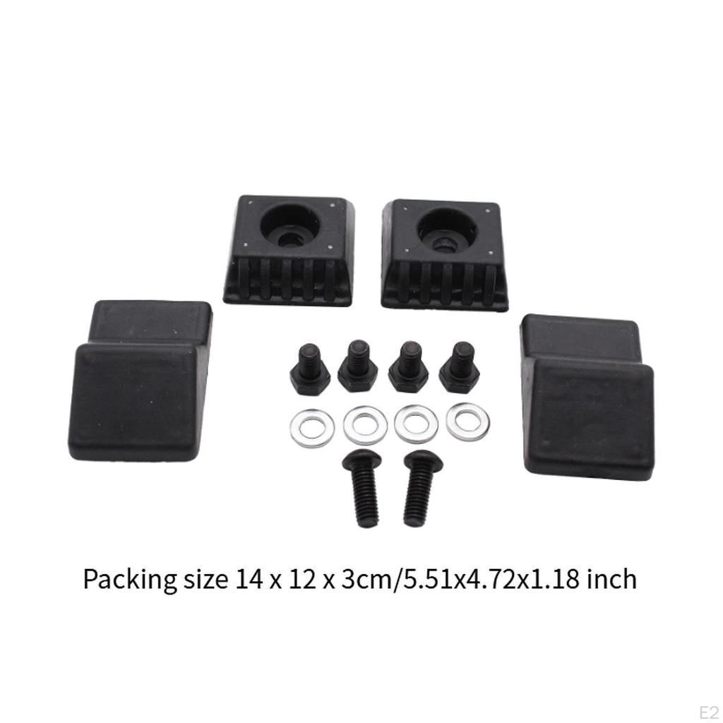 4 шт., аксессуары для упоров багажника A1247580044, резина черного цвета для E-класса 124 серии C124 Coupé