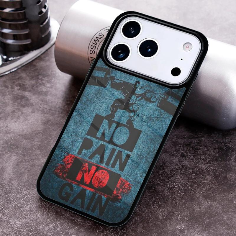 Чехол для телефона для спортзала, фитнеса, бодибилдинга для iPhone 17 16 15 Pro Max Air 14 13 12 11 Plus Ударопрочный чехол