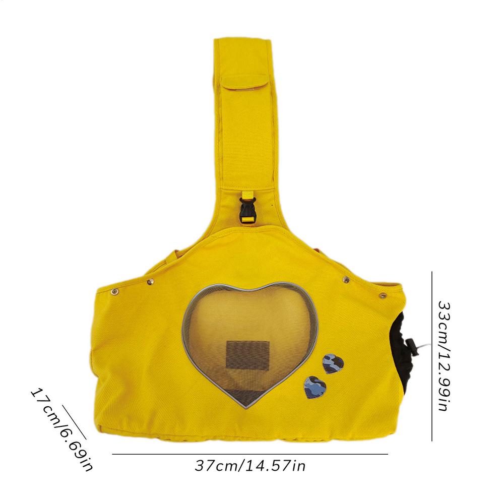 Dog Carrier Puppy Cat Carrier Sling Pouch Breathable Pet Travel Bag For Long Distance Trip