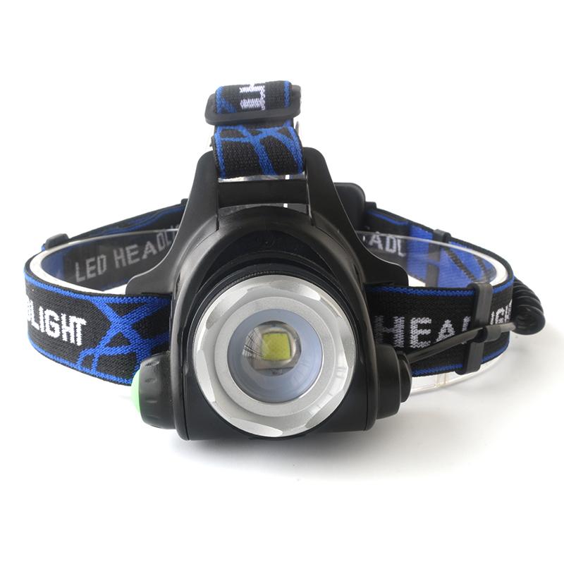 Super Bright LED Headlamp T6 Zoomable Headlight USB Rechargeable 6000lm Head Flashlight Torch Lamp Light Lantern