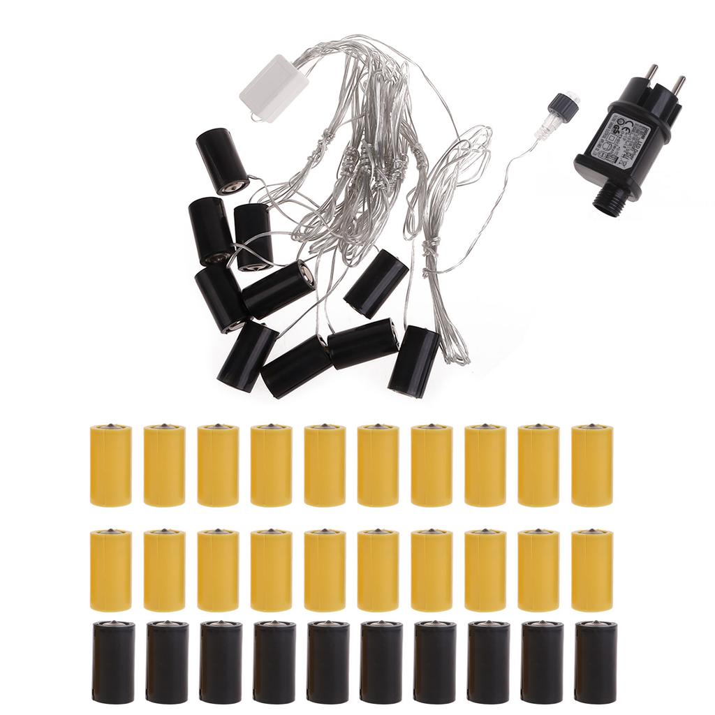 Блоки питания LR14 C, адаптер питания для светодиодной лампы/водонагревателя/газовой плиты, замена батарей LR14 C