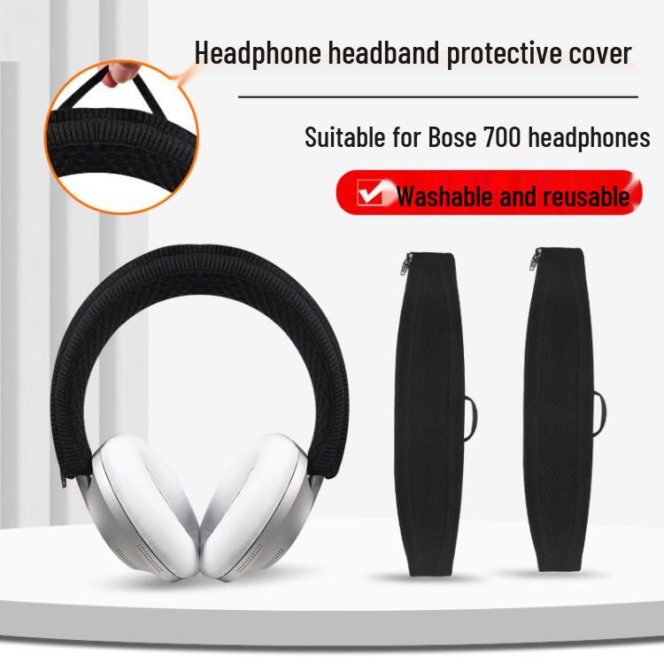 Вязаная повязка на голову и защитный чехол для наушников Bose 700