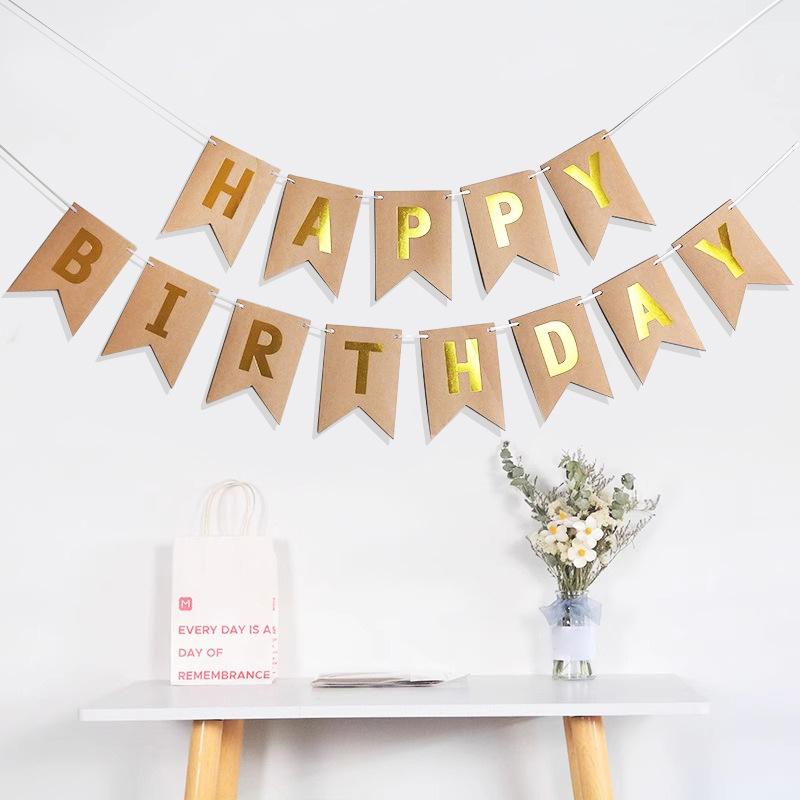 Флаг "Рыбий хвост" С Днем рождения Флаг с буквами ко Дню рождения Украшение для первого дня рождения ребенка