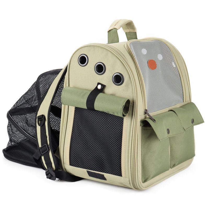 Сумка для кошек, портативный космический рюкзак для домашних животных, школьная сумка для кошек, рюкзак для собак, сумка для кошек, складная и дышащая, большая