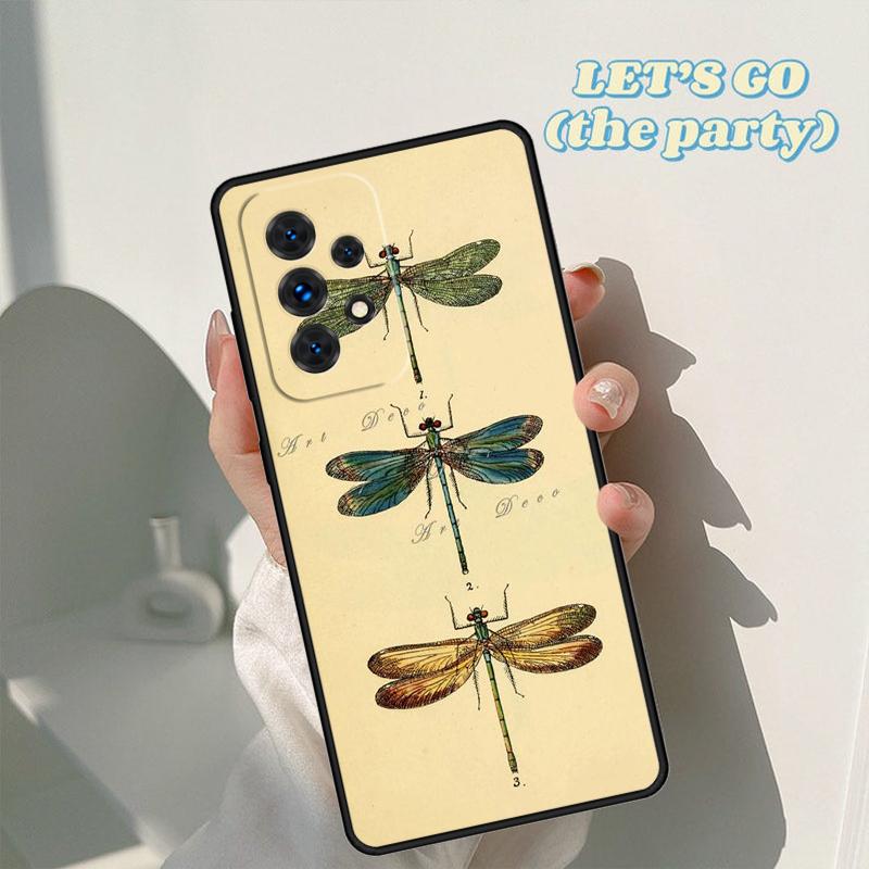 Чехол для телефона с узором «Стрекоза» Для Samsung Galaxy A42 A31 A40 A51 A71 A32 A80 A91 A52 A72 A20e A21S A50 A70 A11 A12