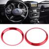 Накладка-кольцо на рулевое колесо автомобиля для Mercedes Benz CLA GLK A-класса W204 W246 W176 W117 красная