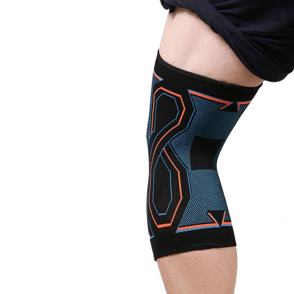 Gym Nylon Bodybuilding Workout Knee Support Knee Pads Compression Knee Brace Knitted Knee Sleeve