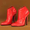 Мода FHC Новые 14СМ Высокие Каблуки Женские Балетные Ботильоны,Фетиш Ботильоны,Мужские Сексуальные Постельные Косплей Танцевальные Туфли,Ботильоны до Щиколотки,Большой Размер,Индивидуальный Цвет