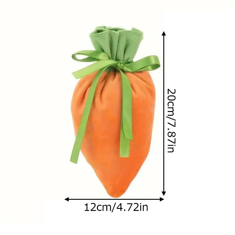 1PC Candy Bags Gifts Wrapping Bags Party Fabric New Arrivals Carrot Bags Easter Egg Bunny Multi-Style