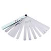 17 Blades Feeler Gauge Stainless Steel Precision Measuring Tool  Industrial Clearance Inspection