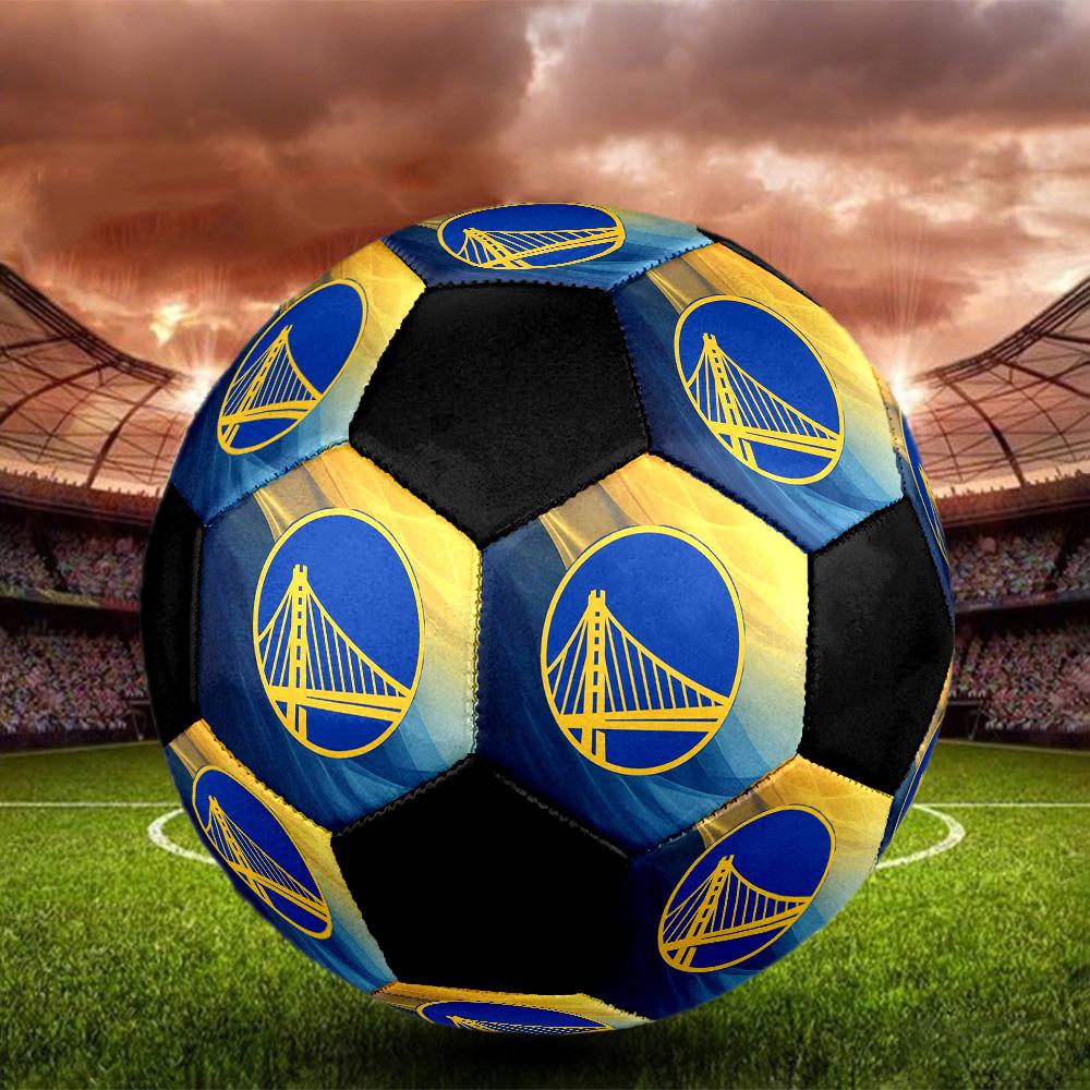 Баскетбольный мяч для мини-футбола Golden State Warriors, разноцветный, машинная строчка, ПВХ, размер 5, для тренировок команды, готов к соревнованиям, прочный, с высоким отскоком, крутой спортивный подарок
