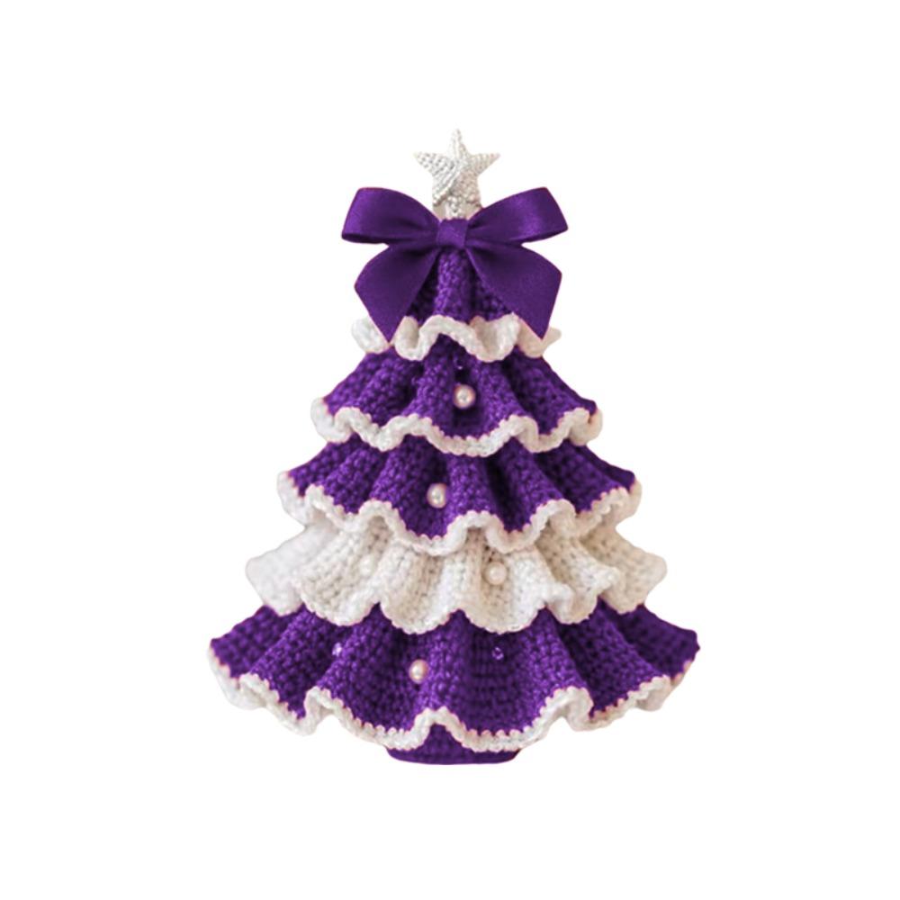 Handmade Crochet Christmas Tree Kit DIY Crochet Christmas Tree Handicrafts Gift
