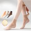 10 пар женских летних тонких хлопковых носков до середины голени, не скользящих, устойчивых к зацепкам, прочных