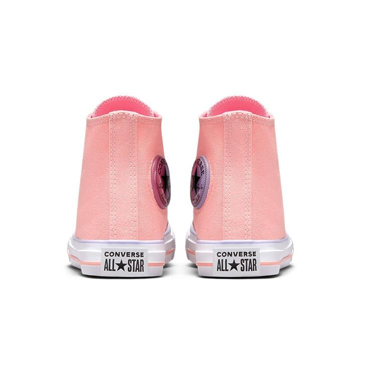 Converse Chuck Taylor All Star Abrasion Resistant High top Kids' Analysis Sheet Pink Children Aged 3 7 Years Old A01738C