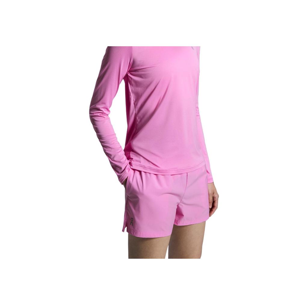 On Running Elastic Waistband Solid Color Running Shorts Women Shorts Pink 1WF10152501