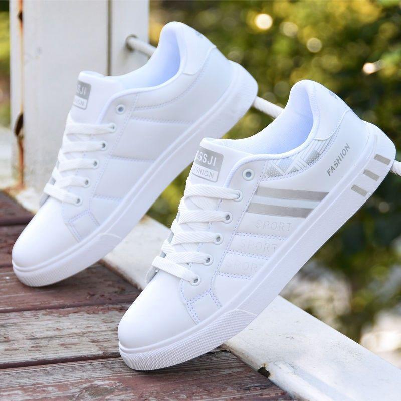 Men's Shoes New Winter Little White Shoes Trendy Versatile Board Shoes Youth Leisure Sports Trendy Shoes Men
