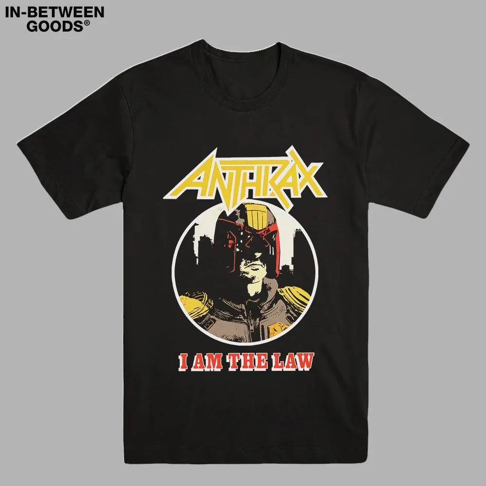 Unisex Short Sleeve Crew Neck Cotton T Shirt Anthrax