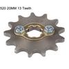 Front Engine Chain Sprockets 520# 10T 11T 12T 13T 14T 15T 16T 17T 18T 19T 20T 21T 22T 23T Teeth 20mm With Retainer Plate Locker