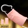 2pcs Silicone Elastic Penis Ring Foreskin Retainer Ring Delay Penis Cock Ring Men Adult Sex Products