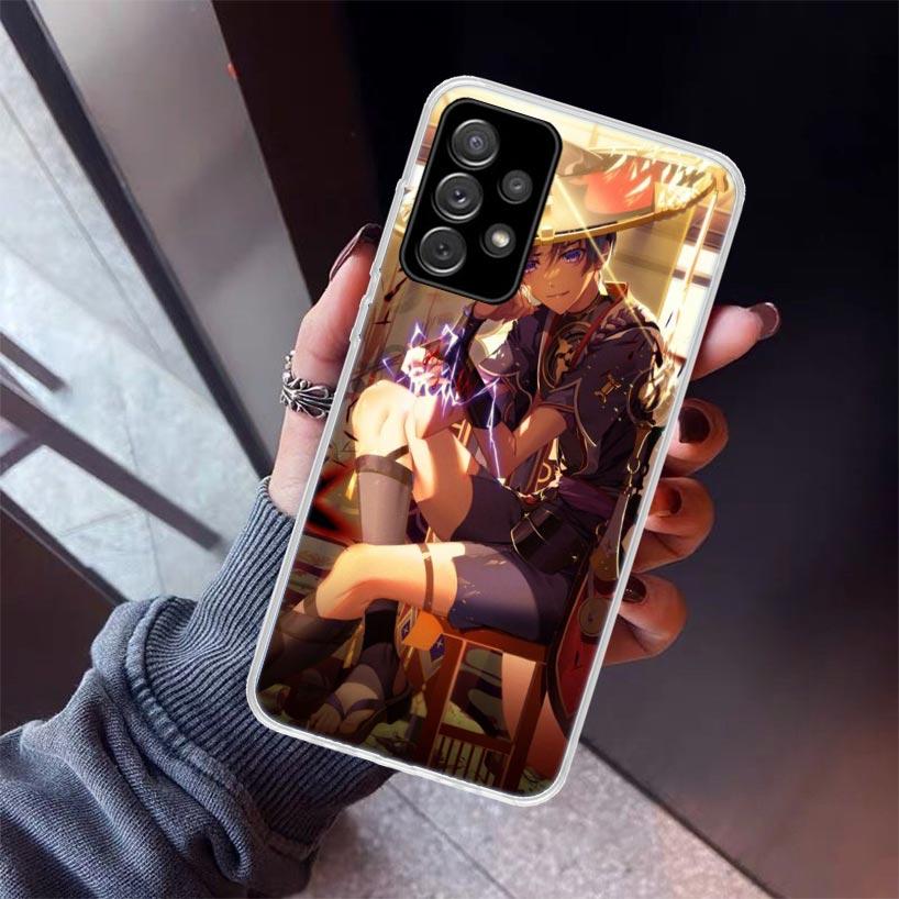 Genshin Impact Scaramouche Phone Case For Samsung Galaxy A17 A57 A37 A16 A26 A36 A56 A15 A25 A35 A55 A14 A13 A54 A53 A34 A24 A33