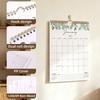 Jan. 2027 - Dec. 2027 Double-coil Calendar Oil Painting Style Record Calendar  Home