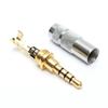 DIY Headphone Plug Connector 4 Pole 3.5mm Stereo Plug Earphone Jack Headphones Audio Jack