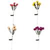 Светодиодная солнечная водонепроницаемая садовая лампа из нержавеющей стали, гвоздика
