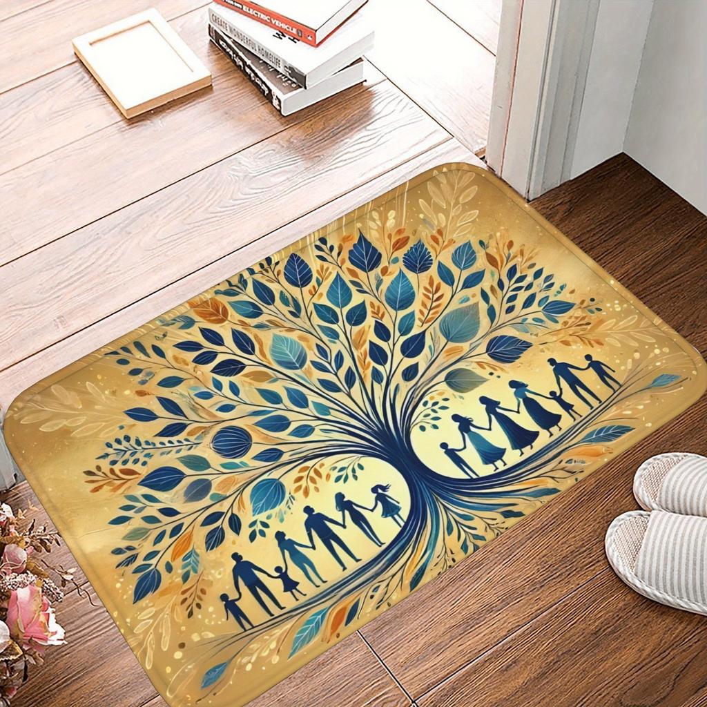 1 шт. Коврик для кухни с сафари-алфавитом, Нескользящий коврик для двери, Поп-дизайн, Коврик для ванной, Коврик для ванной, Ковер для дома, Раковина, Прачечная, Декорери