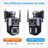 12MP 6K WiFi IP Camera Outdoor PTZ Three Lens Dual Screens 10X Zoom Auto Tracking Human Waterproof 4K CCTV Security Protection