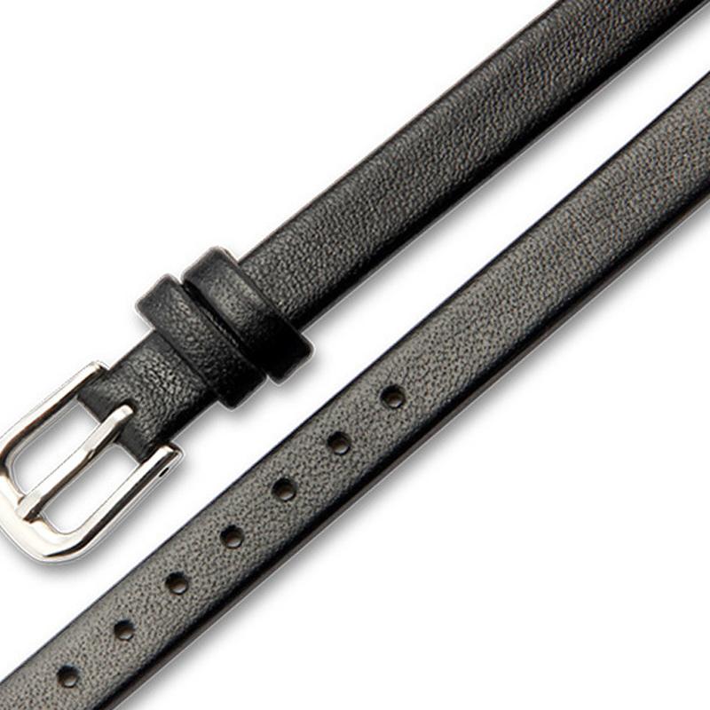 Тонкий ремешок на запястье с пряжкой, женский ремешок для часов, браслет из натуральной кожи, ремешок для браслета