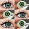 FUNSACHY 1 пара натуральных линз корейского стиля цветные контактные линзы синие линзы коричневые туманные перламутровые цветные линзы высококачественные мягкие линзы